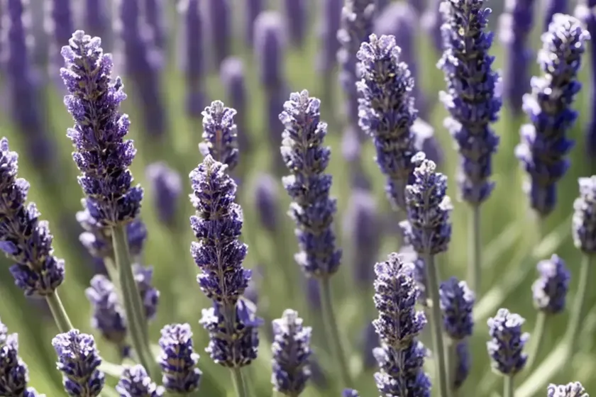 English lavender (lavandula angustifolia ‘kerlavangem’ sweet romance)