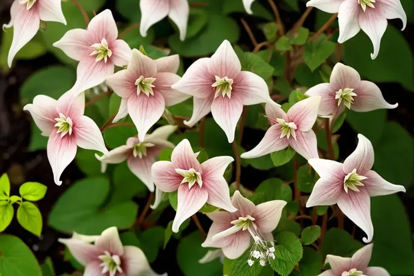 Epimedium grandiflorum ‘rose queen’ (barrenwort) — photo 3