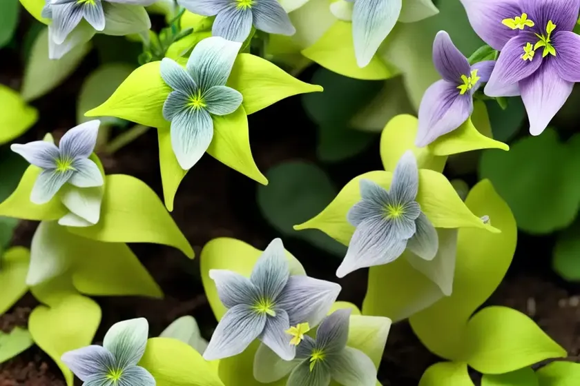 Epimedium x versicolor ‘sulphureum’ (barrenwort) — photo 2
