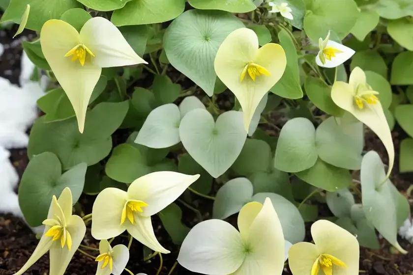 Epimedium x youngianum ‘niveum’ (snowy barrenwort) — photo 2
