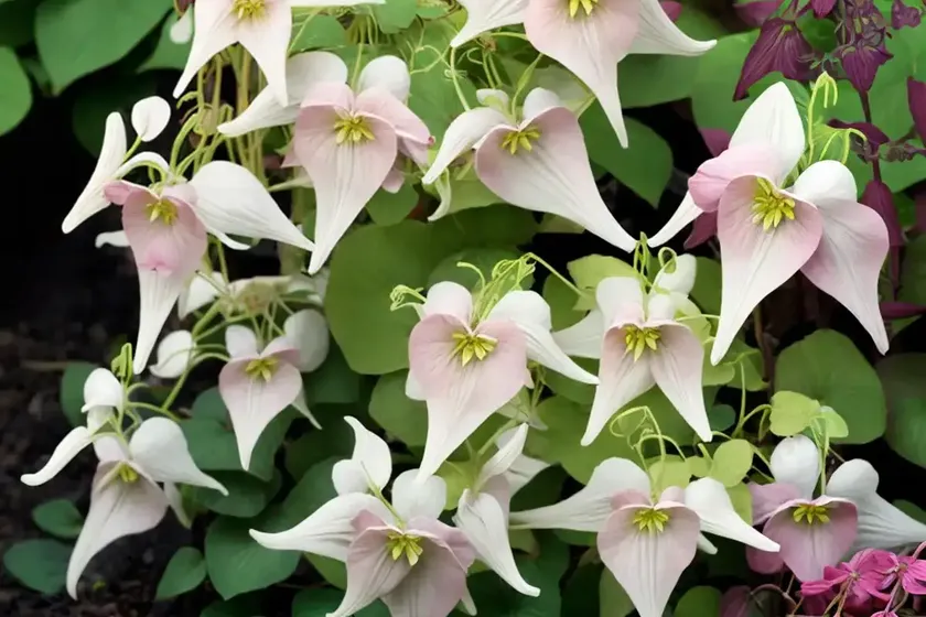 Epimedium x youngianum ‘roseum’ (barrenwort) — photo 2