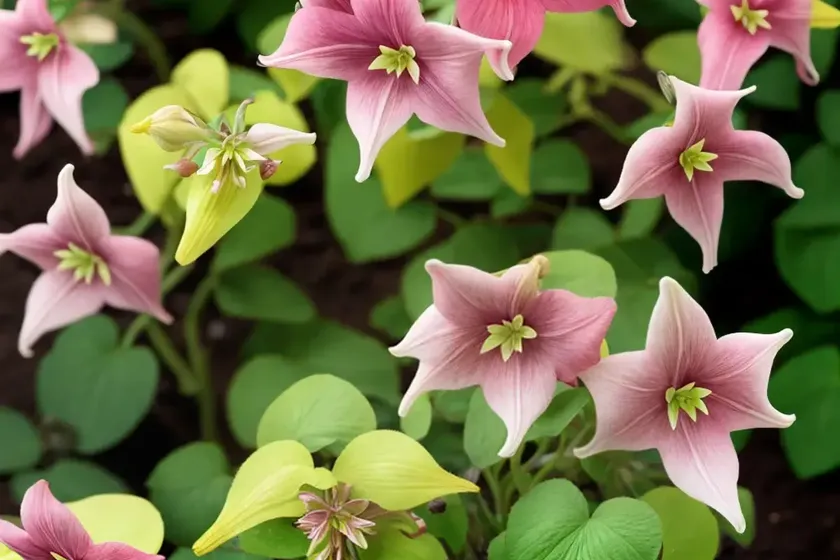 Epimedium x youngianum ‘roseum’ (barrenwort) — photo 3