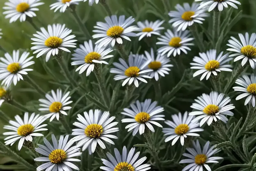 Erigeron glaucus (seaside daisy) — photo 3