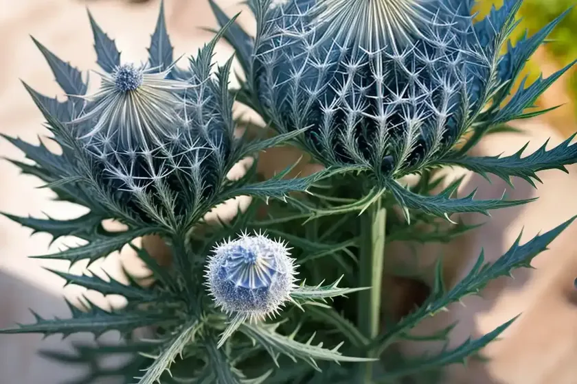 Eryngium alpinum (alpine sea holly)