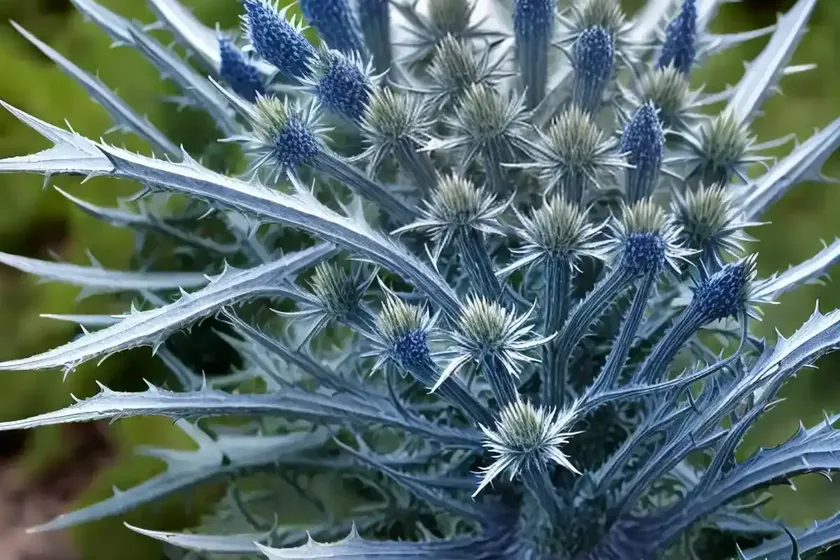 Eryngium alpinum ‘blue star’ (alpine sea holly) — photo 2