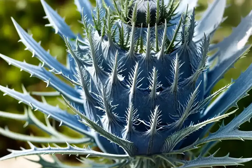 Eryngium maritimum (sea holly) — photo 2
