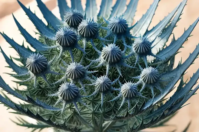 Eryngium maritimum (sea holly) — photo 3