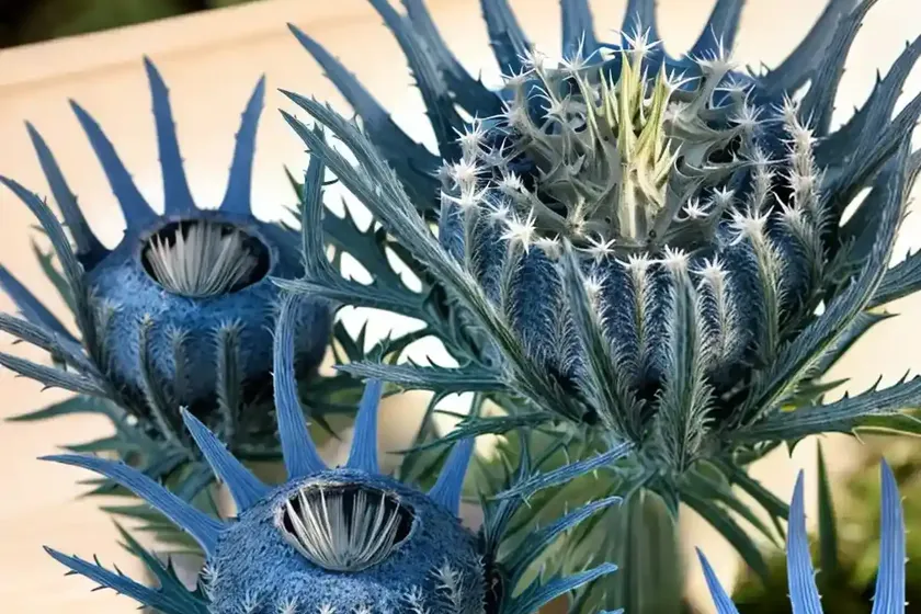Eryngium maritimum (sea holly)