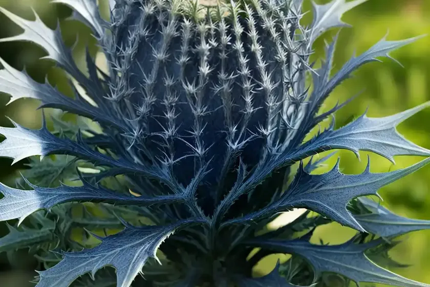Eryngium planum ‘blue cap’ (flat sea holly) — photo 2