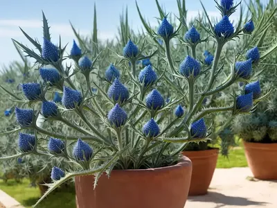 Eryngium Variifolium (Moroccan Sea Holly)