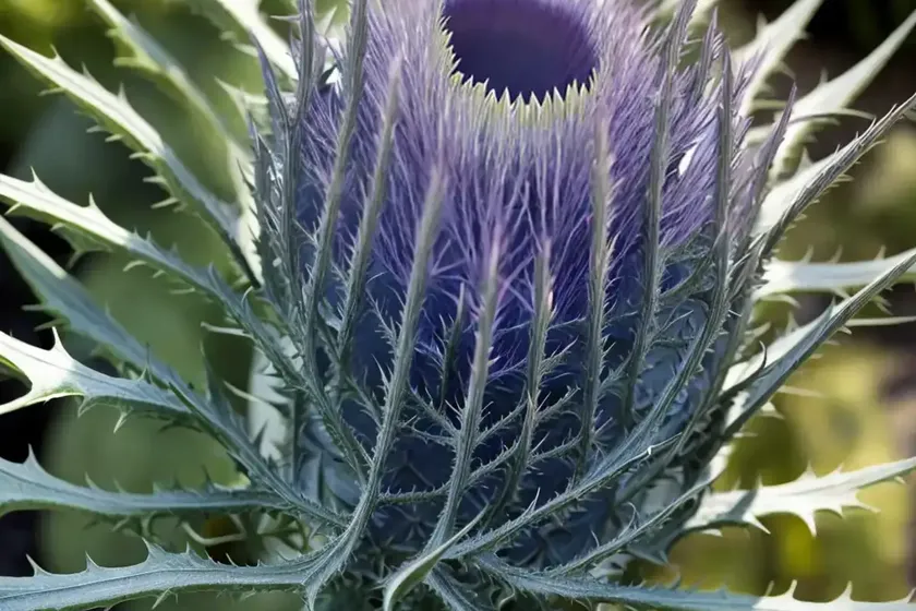 Eryngium x oliverianum (oliver sea holly) — photo 3