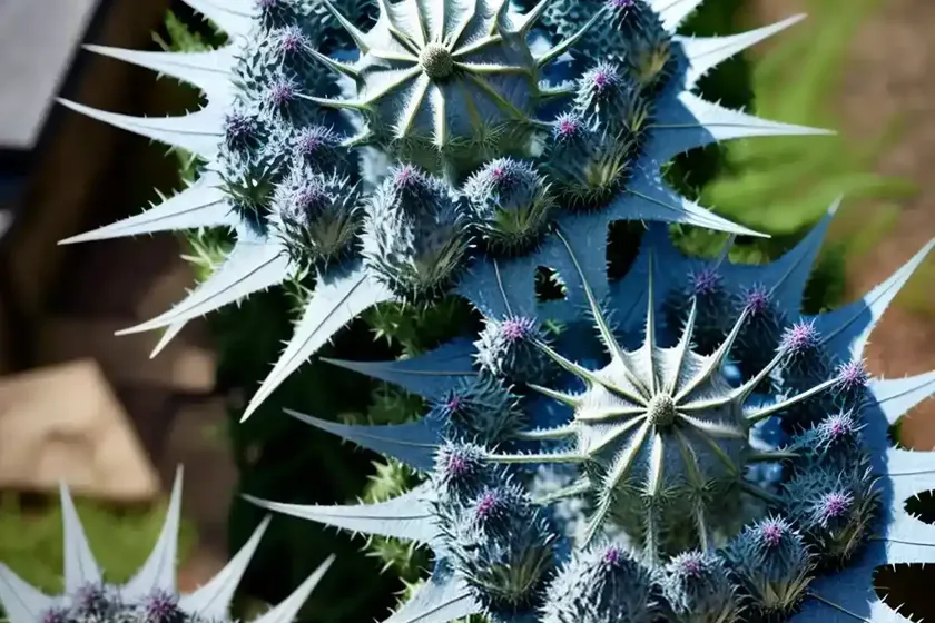 Eryngium x zabelii ‘big blue’ (sea holly) — photo 3
