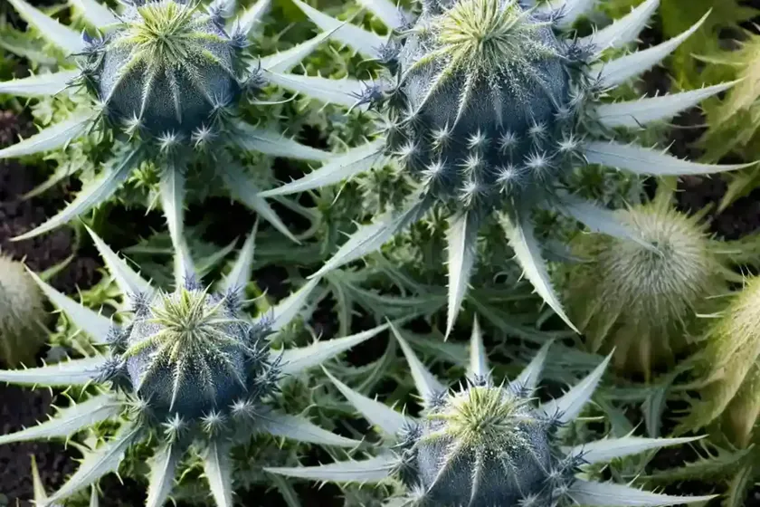 Eryngium x zabelii ‘neptune’s gold’ (sea holly) — photo 2