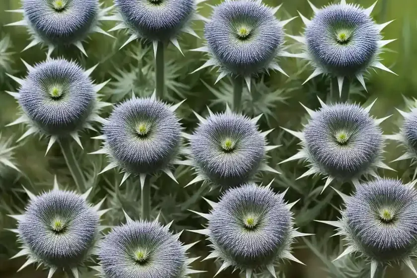 Eryngo (eryngium alpinum) — photo 2