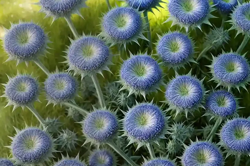 Eryngo (eryngium alpinum) — photo 3