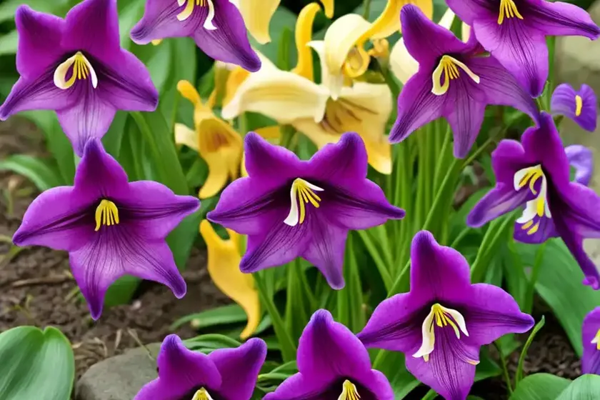 Erythronium dens-canis ‘rose queen’ (dog’s tooth violet) — photo 3