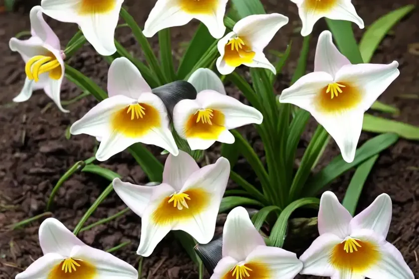 Erythronium Dens-canis ‘Snowflake’ (Dog’s Tooth Violet) — photo 2