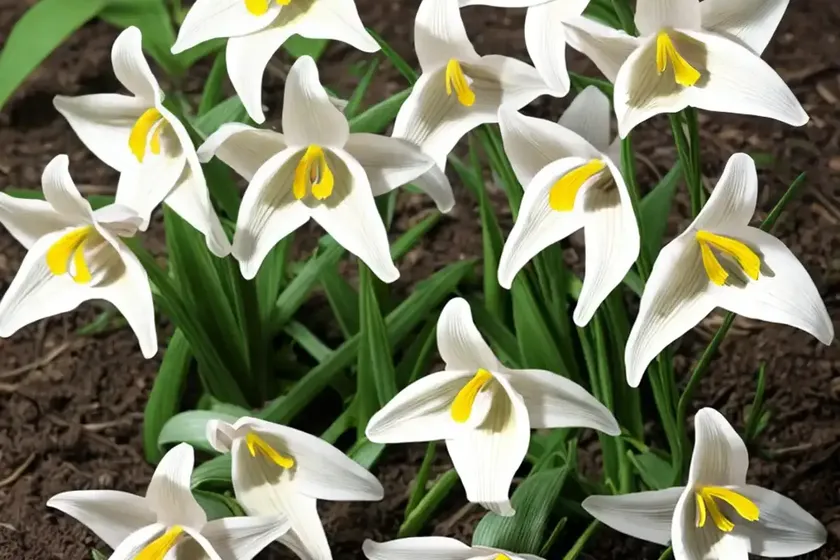 Erythronium Dens-canis ‘Snowflake’ (Dog’s Tooth Violet) — photo 3