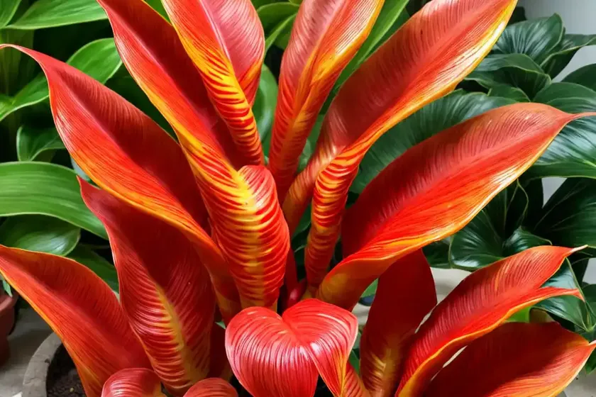 Eternal flame (calathea crocata) — photo 3