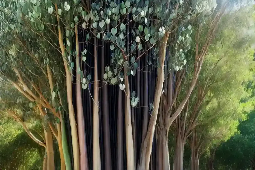 Eucalyptus deglupta (rainbow eucalyptus) — photo 2