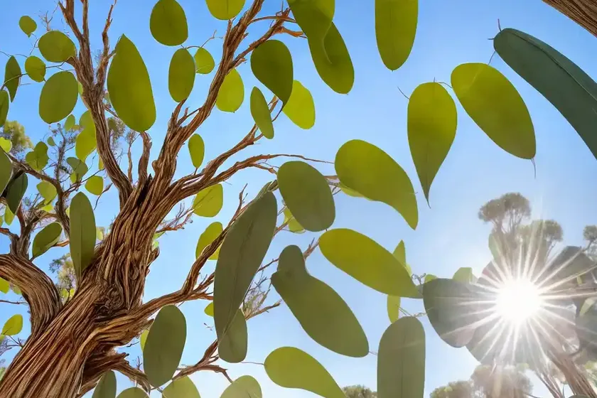 Eucalyptus perriniana (spinning gum)