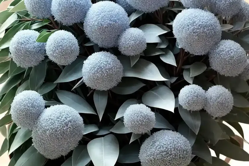Eucalyptus Pulverulenta ‘Baby Blue’ (Florist Silver Dollar)