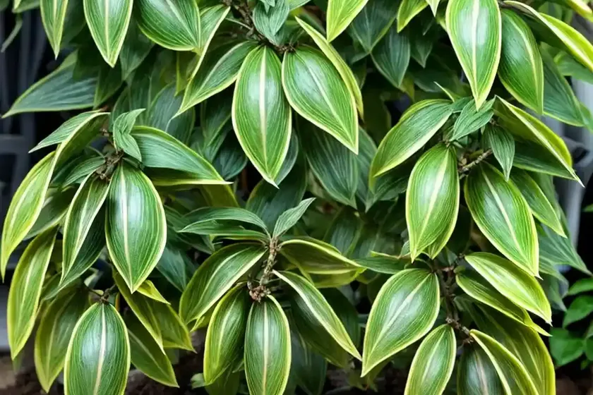 Euonymus fortunei ‘silver queen’ (wintercreeper) — photo 2