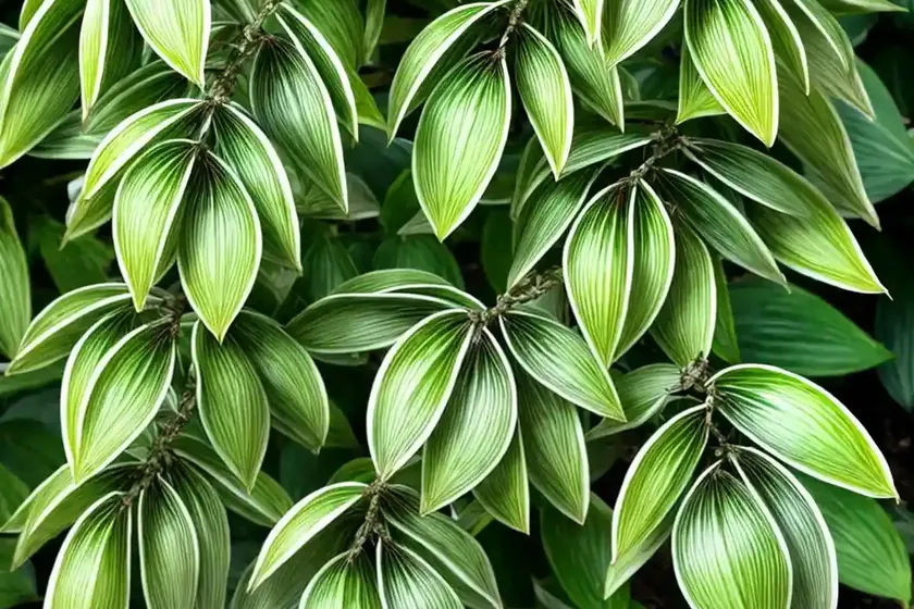 Euonymus fortunei ‘silver queen’ (wintercreeper) — photo 3