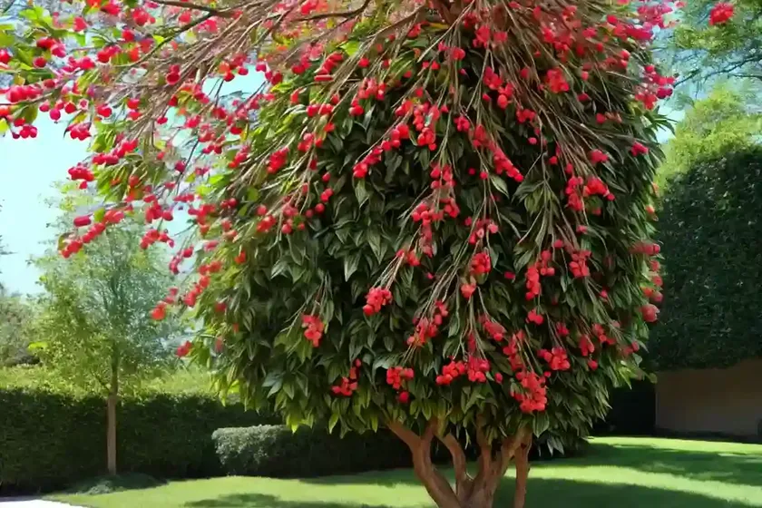 Euonymus planipes (spindle tree) — photo 3
