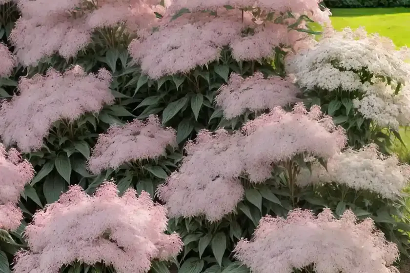 Eupatorium maculatum (atropurpureum group) ‘riesenschirm’ (joe-pye weed) — photo 2