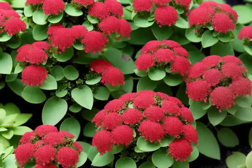 Euphorbia amygdaloides ‘ruby glow’ (wood spurge) — photo 2
