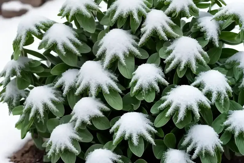 Euphorbia marginata (snow on the mountain) — photo 2