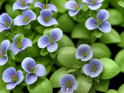 European Brooklime (Veronica Beccabunga)