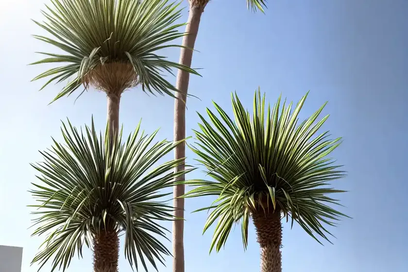 European fan palm (chamaerops humilis) — photo 2