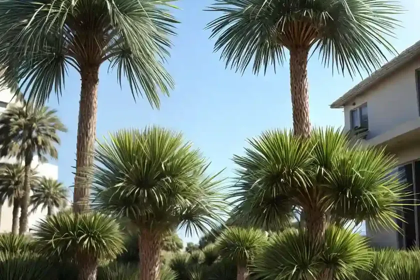 European fan palm (chamaerops humilis) — photo 2