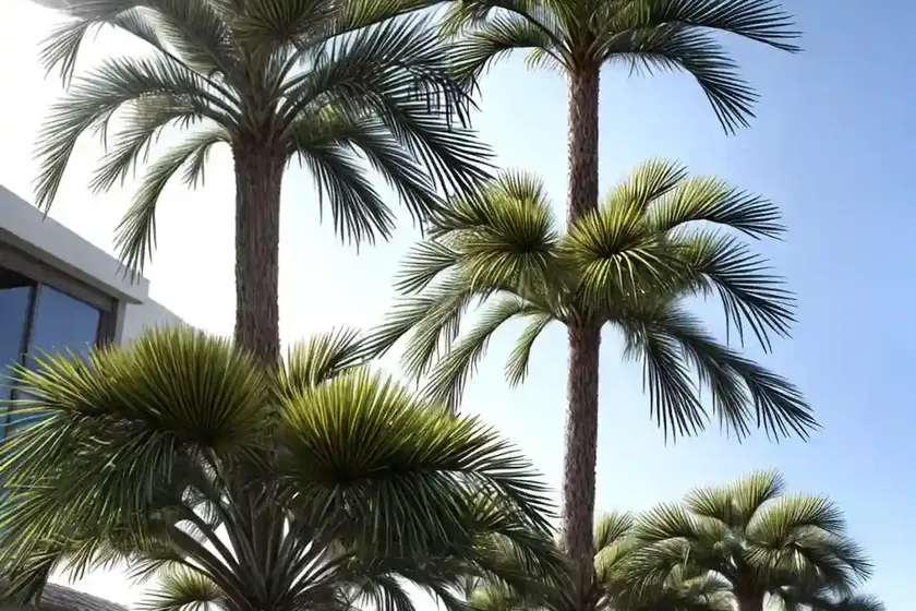 European fan palm (chamaerops humilis) — photo 3