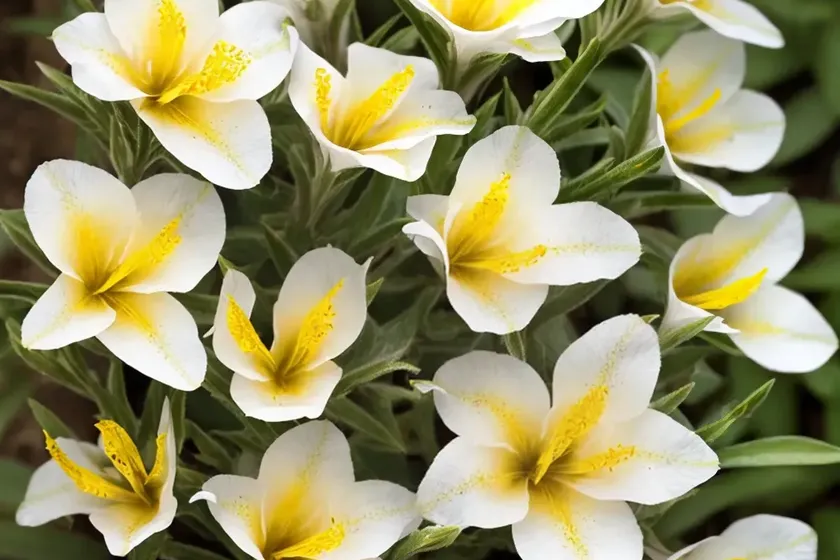 Evening primrose (oenothera macrocarpa subsp. fremontii ‘lemon silver’)