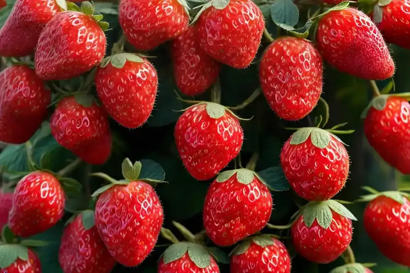 Everbearing strawberry (fragaria x ananassa ‘ruby ann’) — photo 3