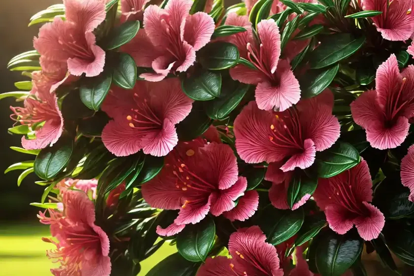 Evergreen azalea (rhododendron ‘conlep’ autumn twist) — photo 2
