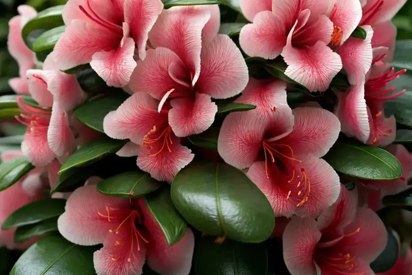 Evergreen Azalea (Rhododendron ‘Fedora’) — photo 3