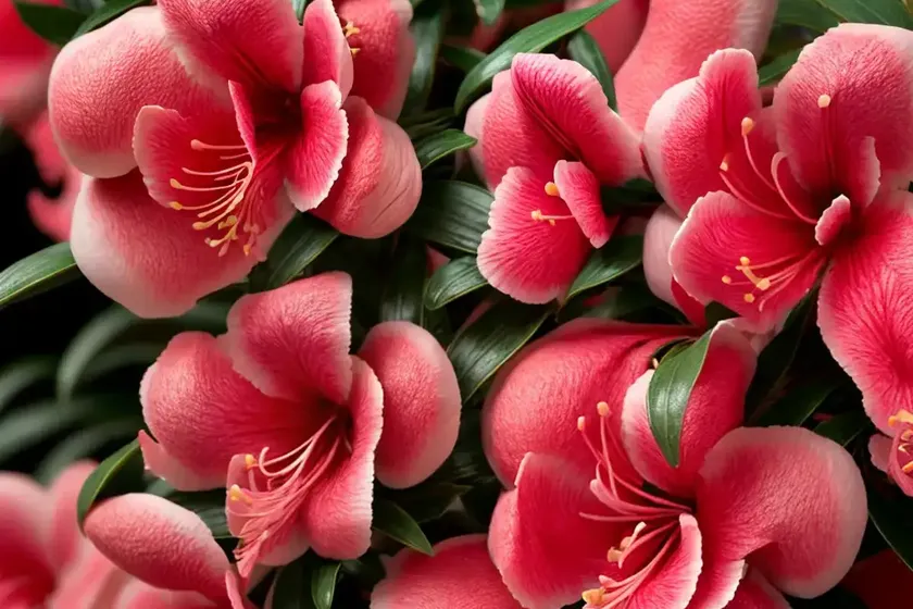 Evergreen Azalea (Rhododendron ‘Girard’s Crimson’) — photo 3