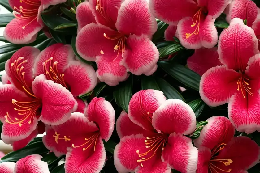 Evergreen Azalea (Rhododendron ‘Girard’s Crimson’)