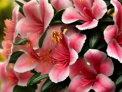 Evergreen Azalea (Rhododendron ‘Mrs. L.C. Fisher’)