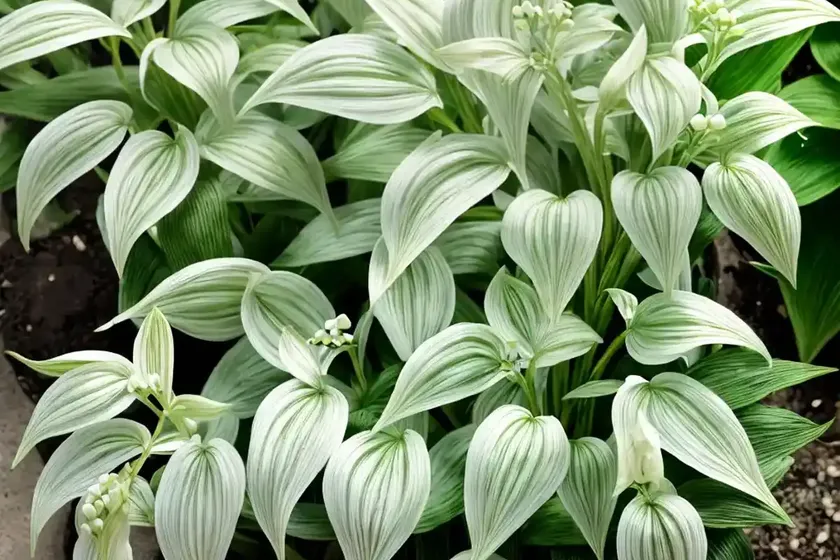 False solomon’s seal (maianthemum racemosum) — photo 2