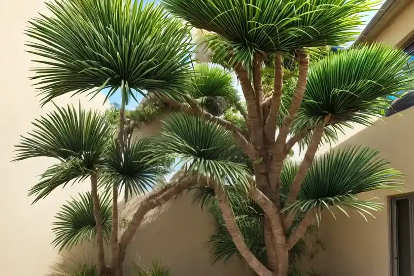 Fan palm (livistona jenkinsiana) — photo 2
