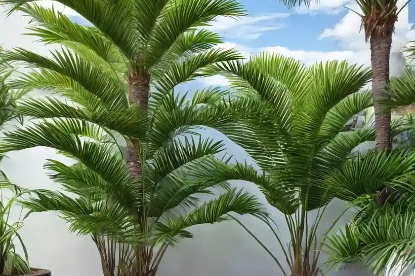 Fan palms (livistona chinensis) — photo 2