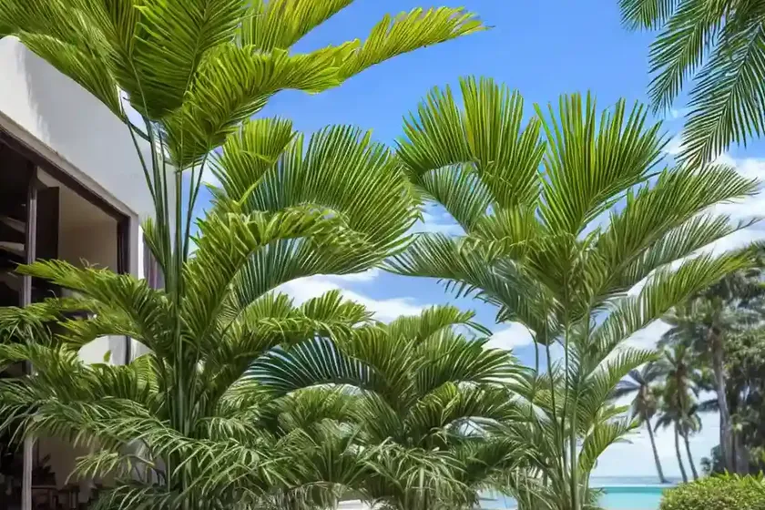 Fan palms (livistona chinensis) — photo 3