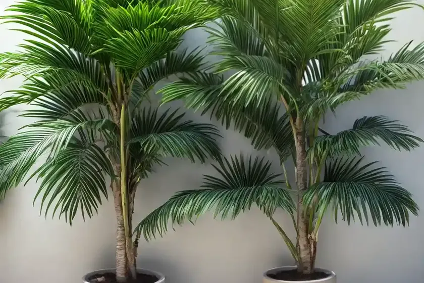 Fan palms (livistona chinensis)