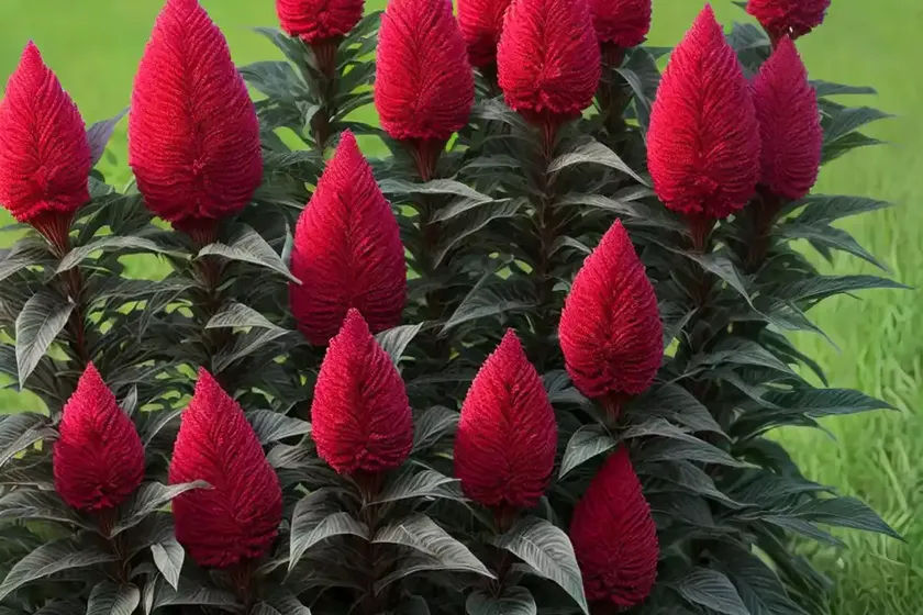 Feather celosia (celosia argentea var. cristata (plumosa group) — photo 2