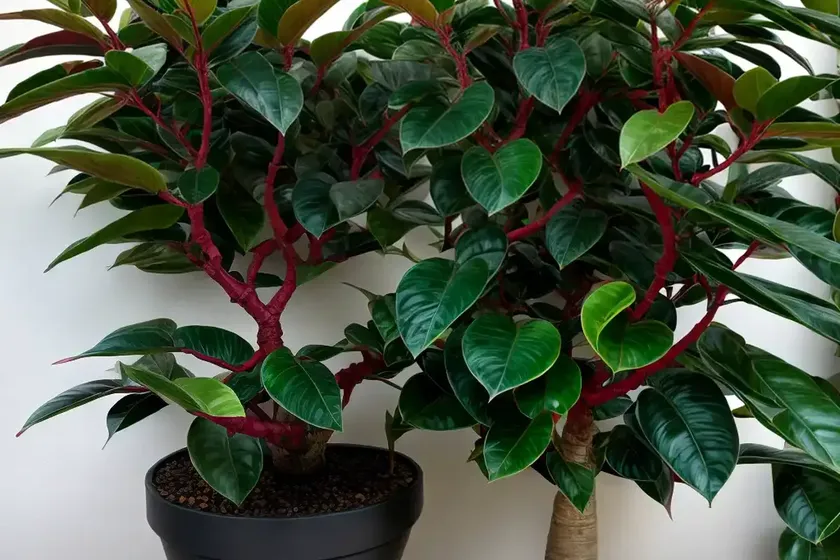 Ficus ruby (ficus elastica ‘ruby’) — photo 2